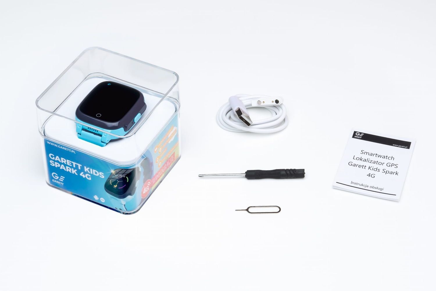  Smartwatch dziecięcy Garett Kids Spark 4G niebieski (5).jpg